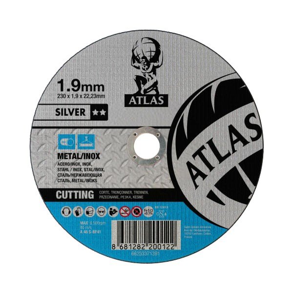 Отрезной круг Atlas Silver 230х1,9х22,23 мм