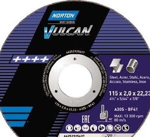 Отрезной круг Norton Vulcan 125х2,5х22,23 мм
